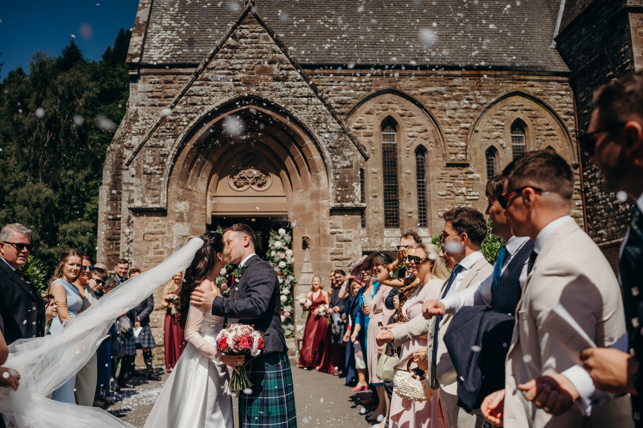 Drumtochty castle wedding Aberdeen